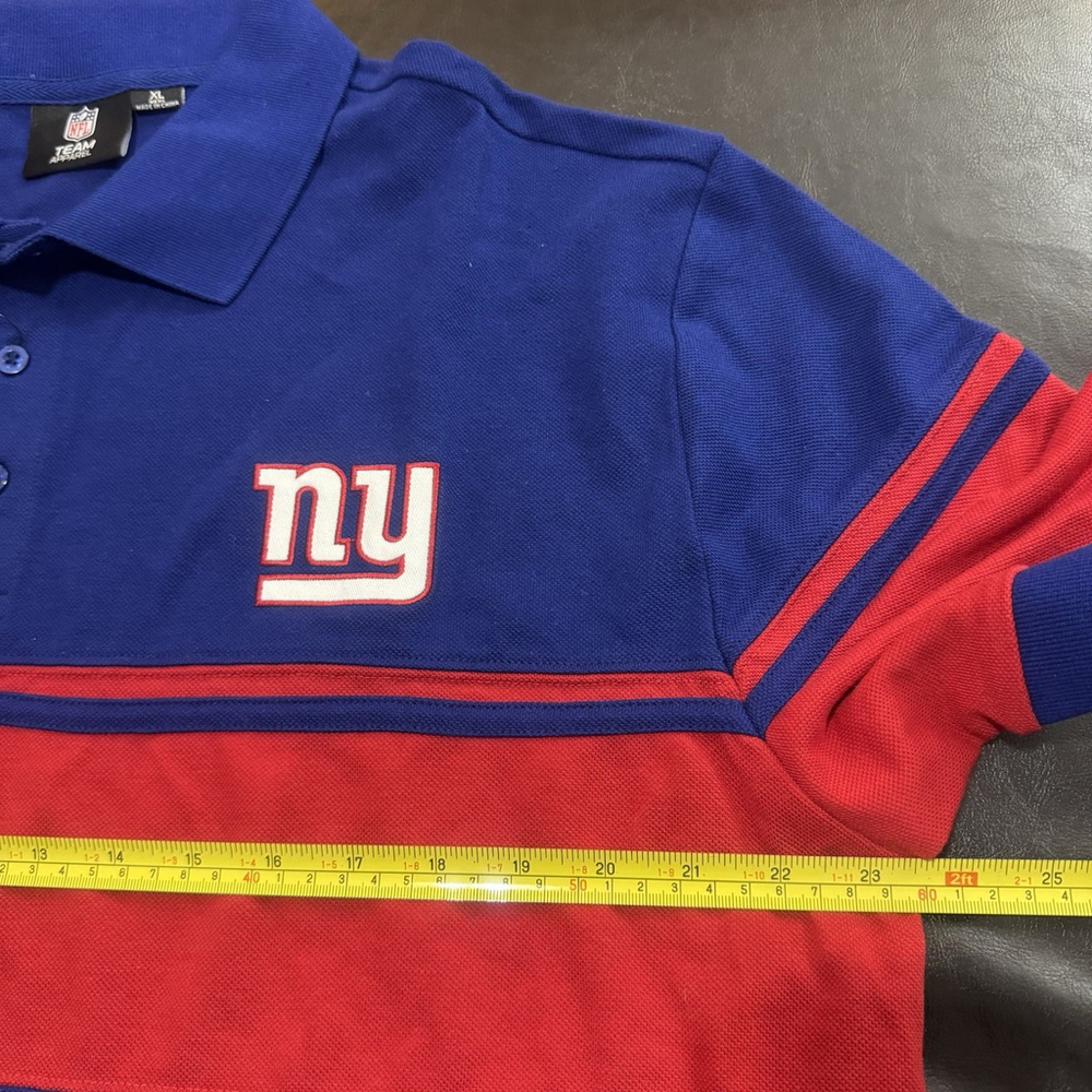 NWT FOCO NFL NEW YORK GIANTS Colorblock Polo Shirt Size:XL Short Sleeve Men - Picture 8 of 11
